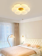 Solara Six-Petal Flower Ceiling Light for Children's Room
