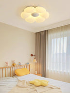 Solara Six-Petal Flower Ceiling Light for Children's Room