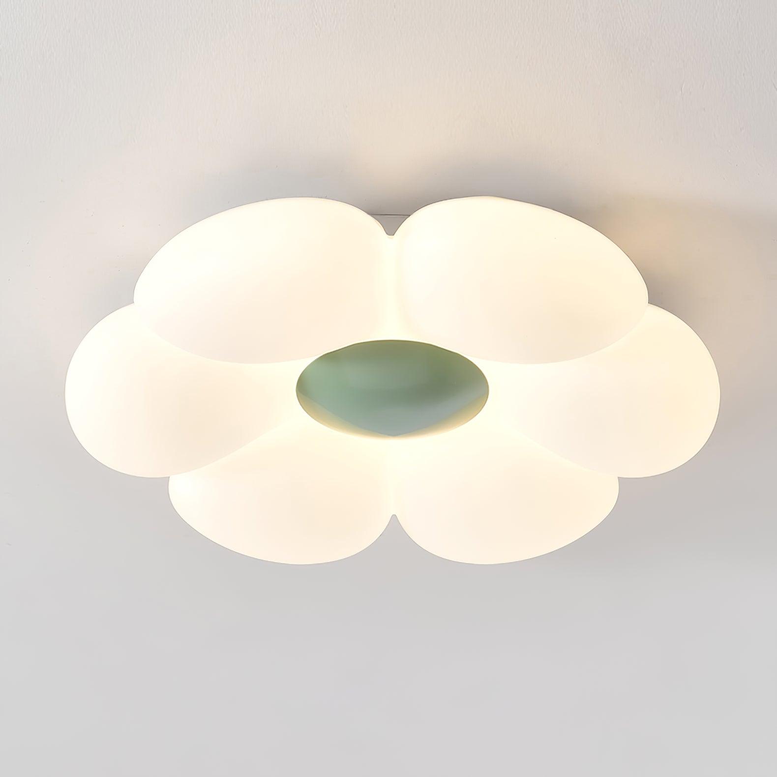 Solara Six-Petal Flower Ceiling Light for Children's Room