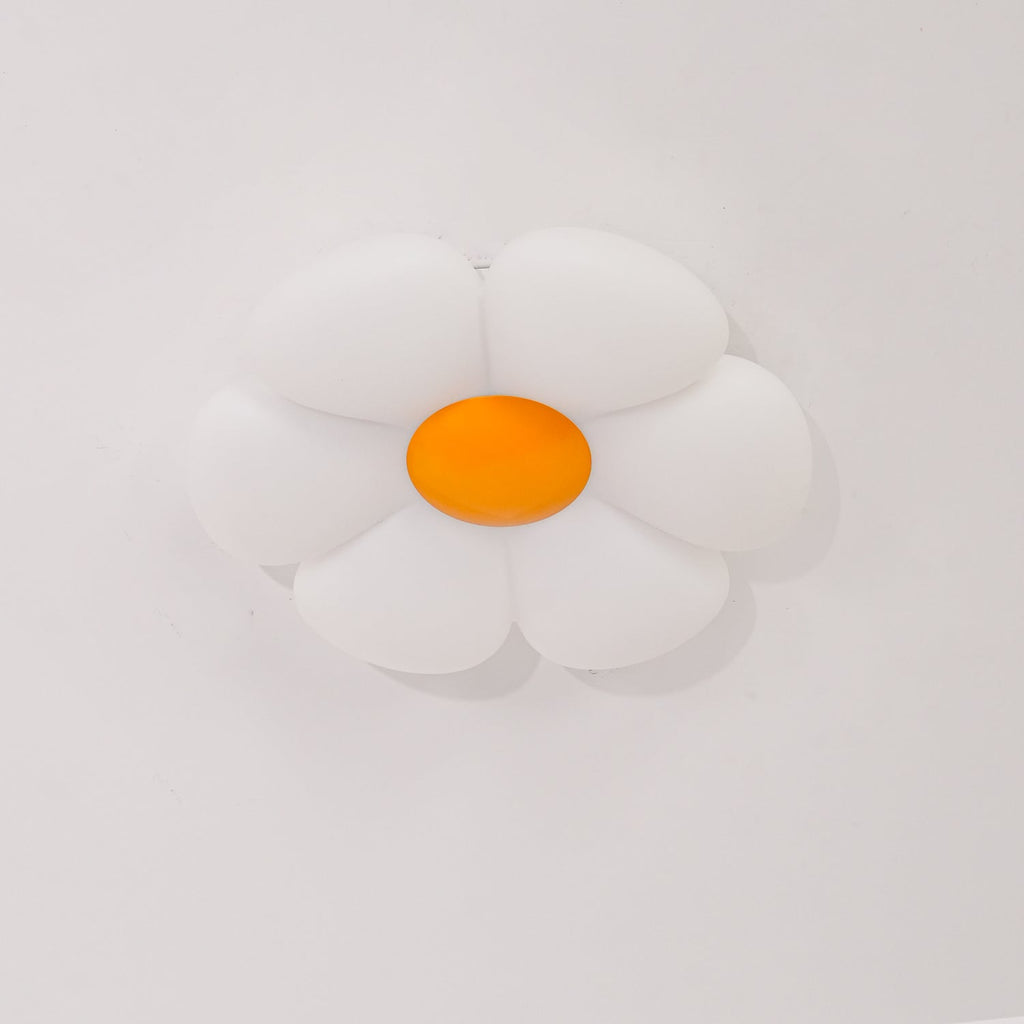 Solara Six-Petal Flower Ceiling Light for Children's Room