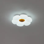 Solara Six-Petal Flower Ceiling Light for Children's Room