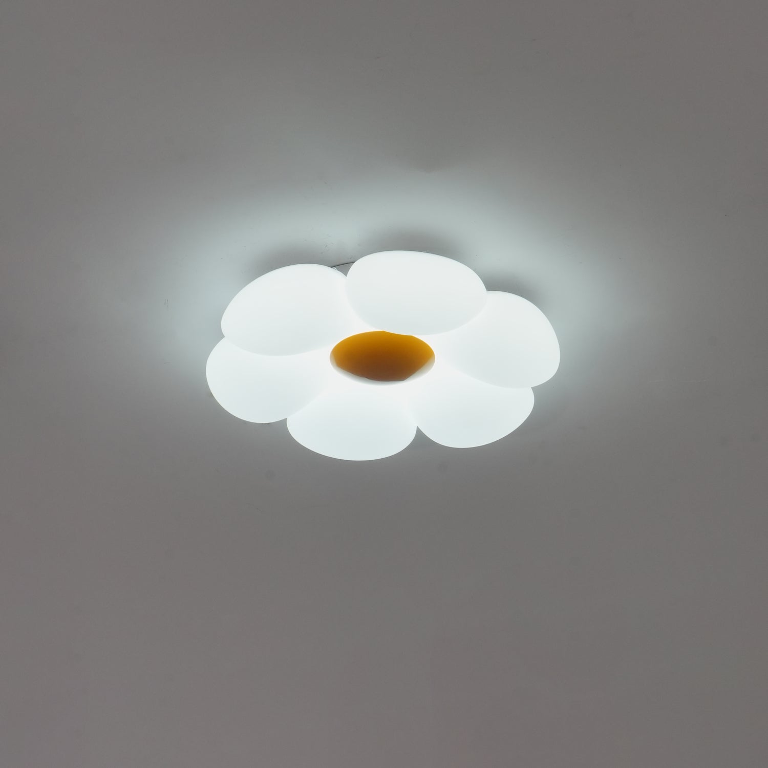 Solara Six-Petal Flower Ceiling Light for Children's Room