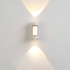 Nordic Minimalist Acrylic Rectangular Outdoor Wall Light LED Up-Down