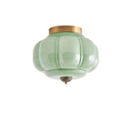 Sól Eloise Glass Semi Flush Mount Ceiling Light