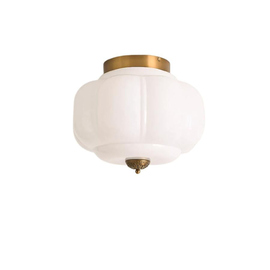 Sól Eloise Glass Semi Flush Mount Ceiling Light