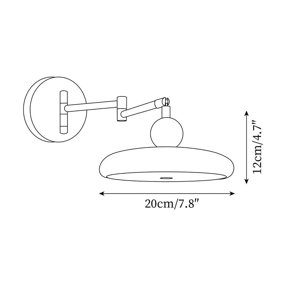 Solara Adjustable Swing Arm Wall Lamp