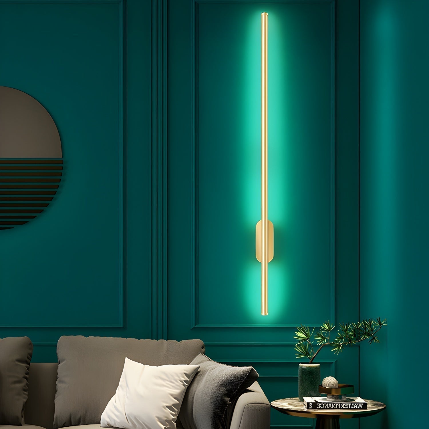 Haloice Minimalist Wall Sconce in Acrylic