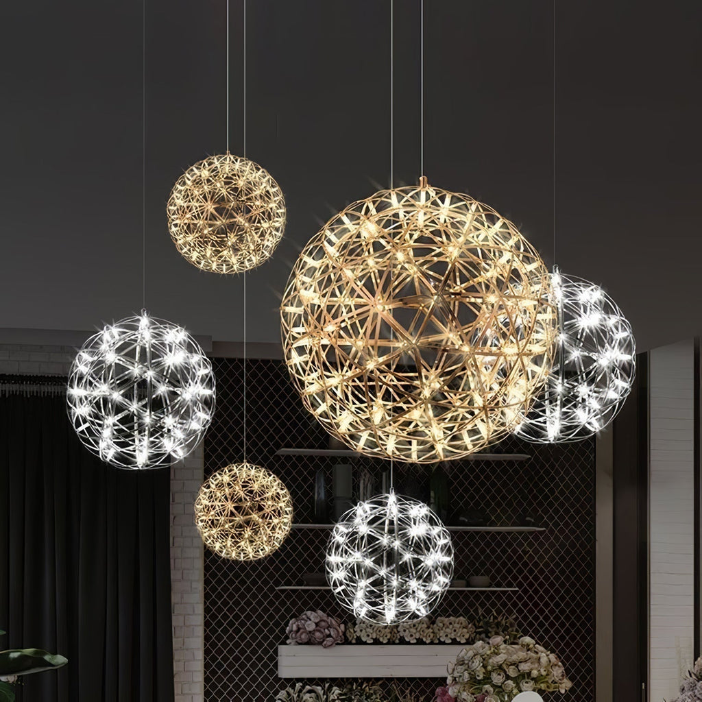 Ivthayra Postmodern Luxury Sphere Gold Pendant Light