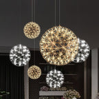 Ivthayra Postmodern Luxury Sphere Gold Pendant Light