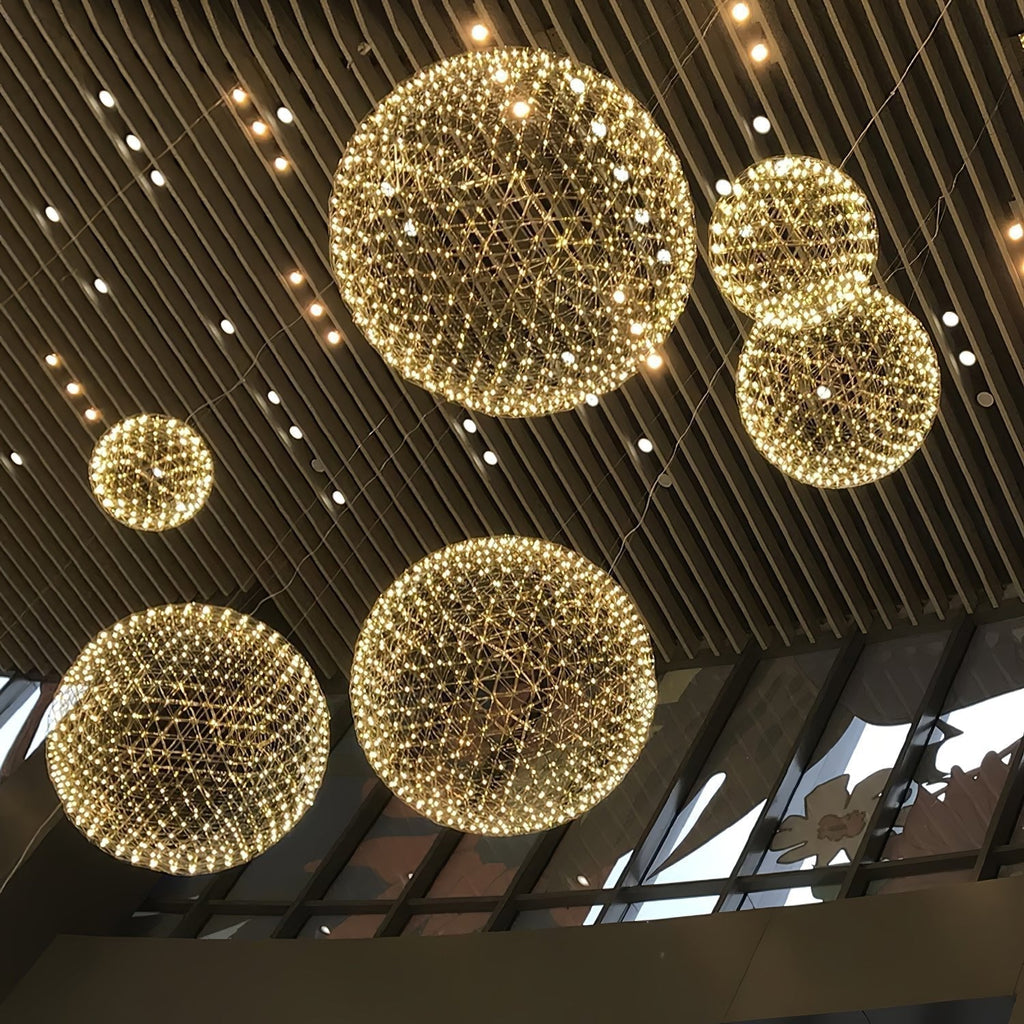 Ivthayra Postmodern Luxury Sphere Gold Pendant Light