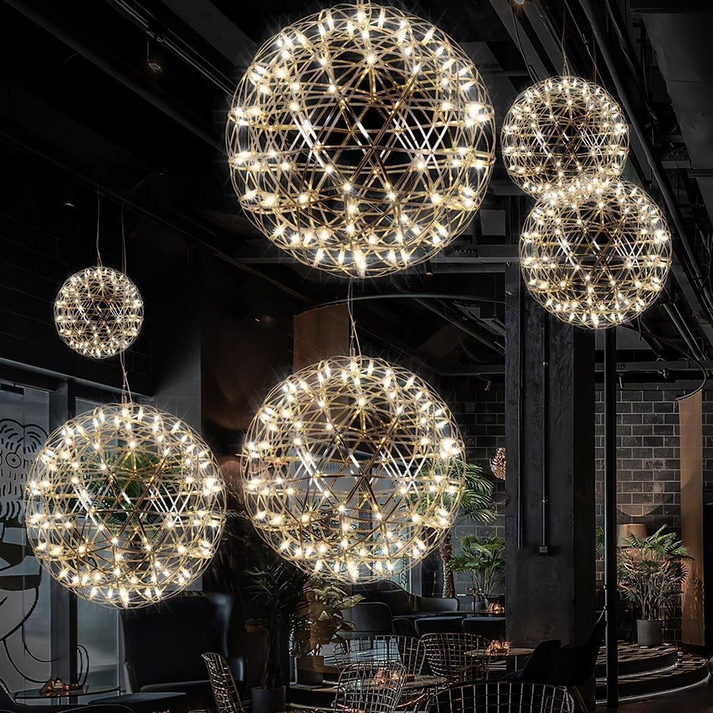 Ivthayra Postmodern Luxury Sphere Gold Pendant Light