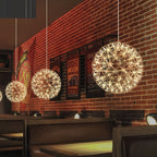 Ivthayra Luxury Postmodern Golden Ball Suspension
