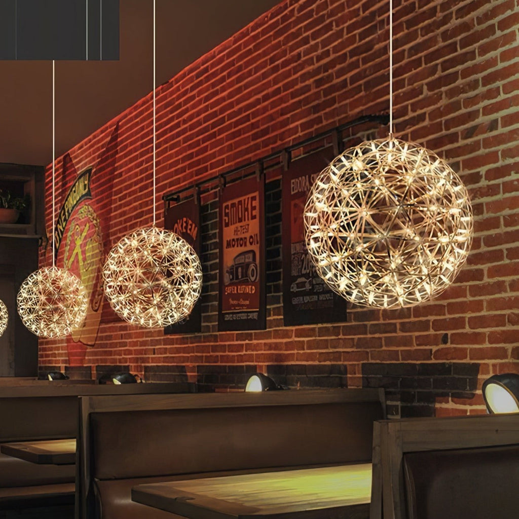 Ivthayra Postmodern Luxury Sphere Gold Pendant Light
