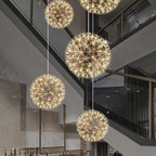 Ivthayra Postmodern Luxury Sphere Gold Pendant Light