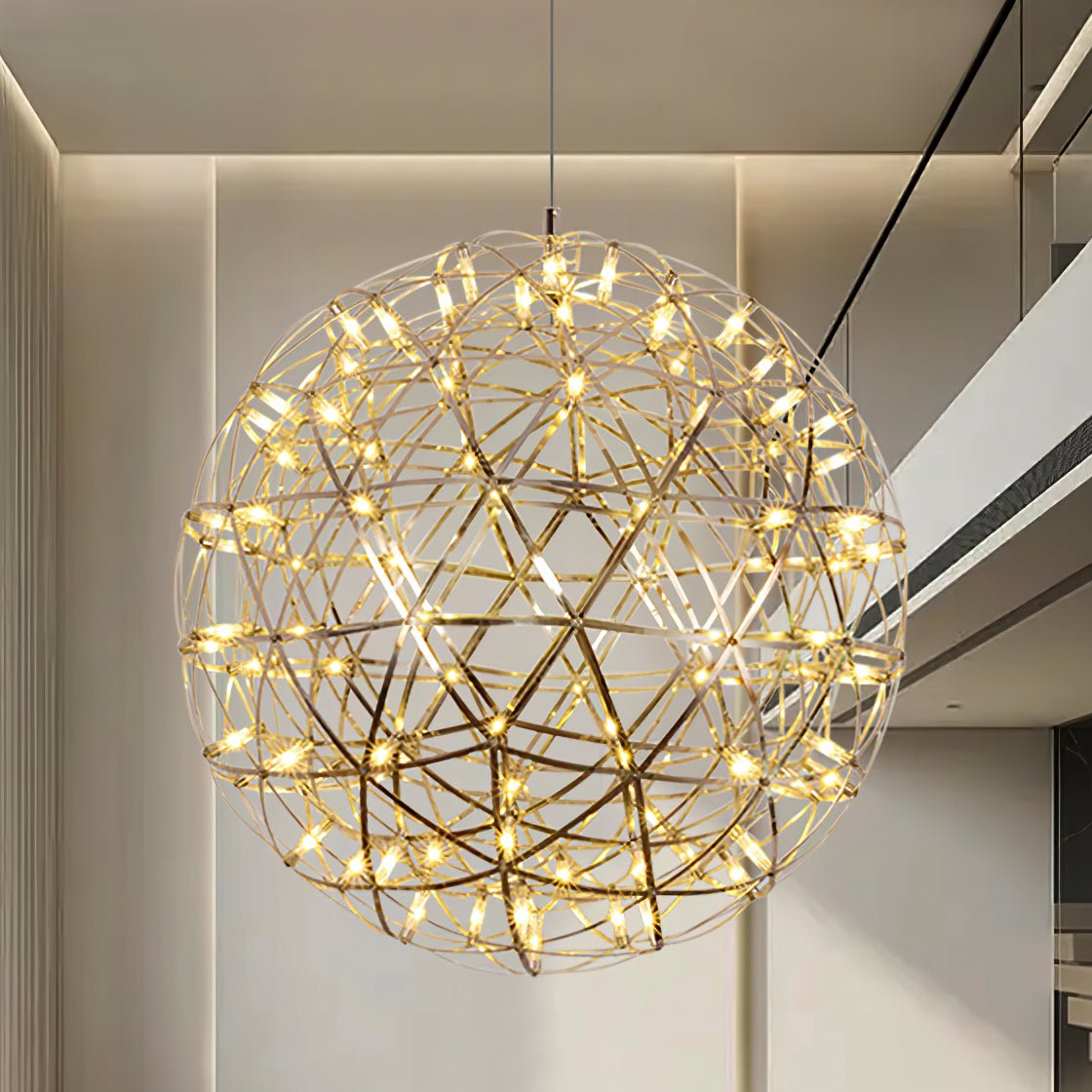 Ivthayra Postmodern Luxury Sphere Gold Pendant Light