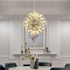 Ivthayra Luxury Postmodern Golden Ball Suspension