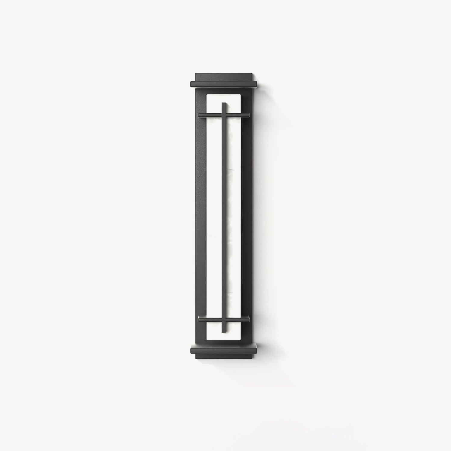 Ray Square Outdoor Wall Light Imitation Alabaster Waterproof