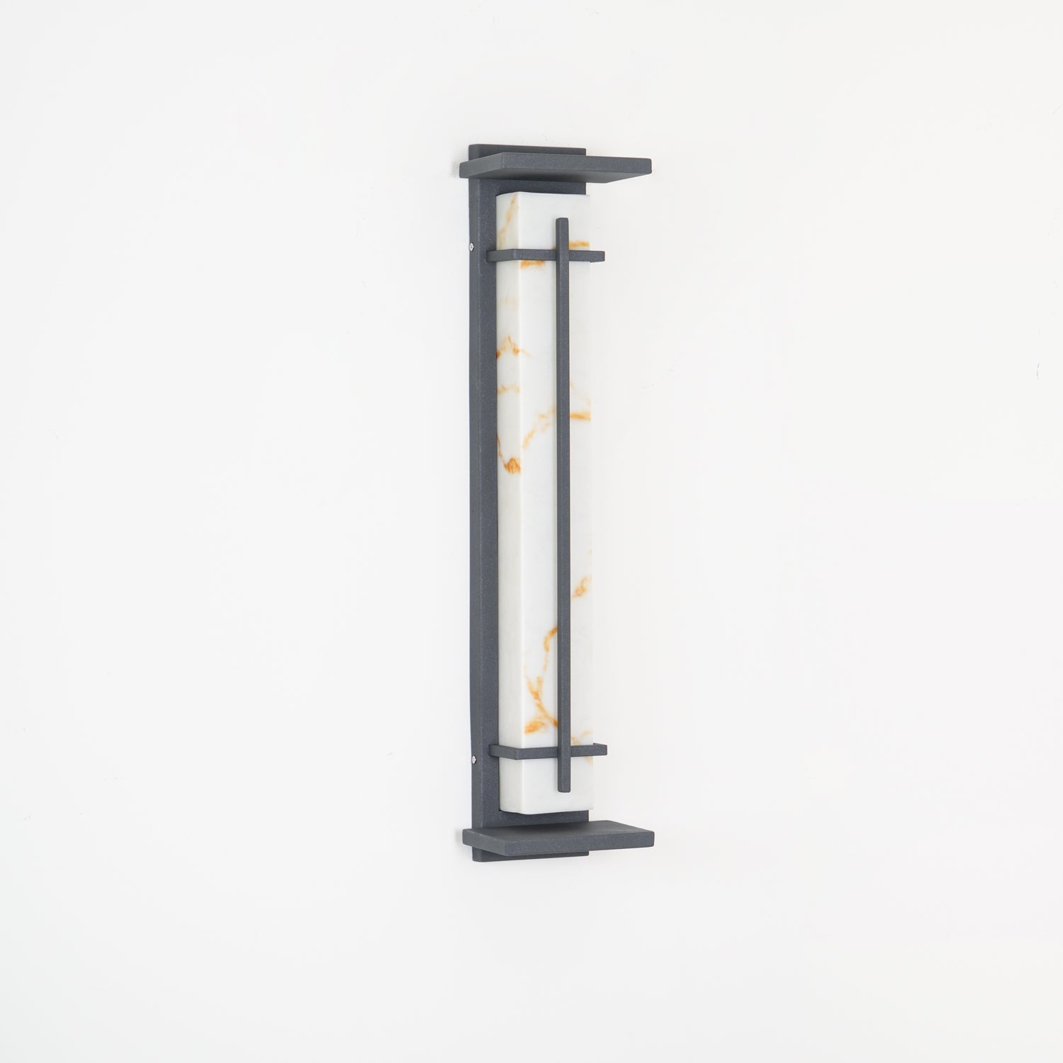 Ray Square Outdoor Wall Light Imitation Alabaster Waterproof