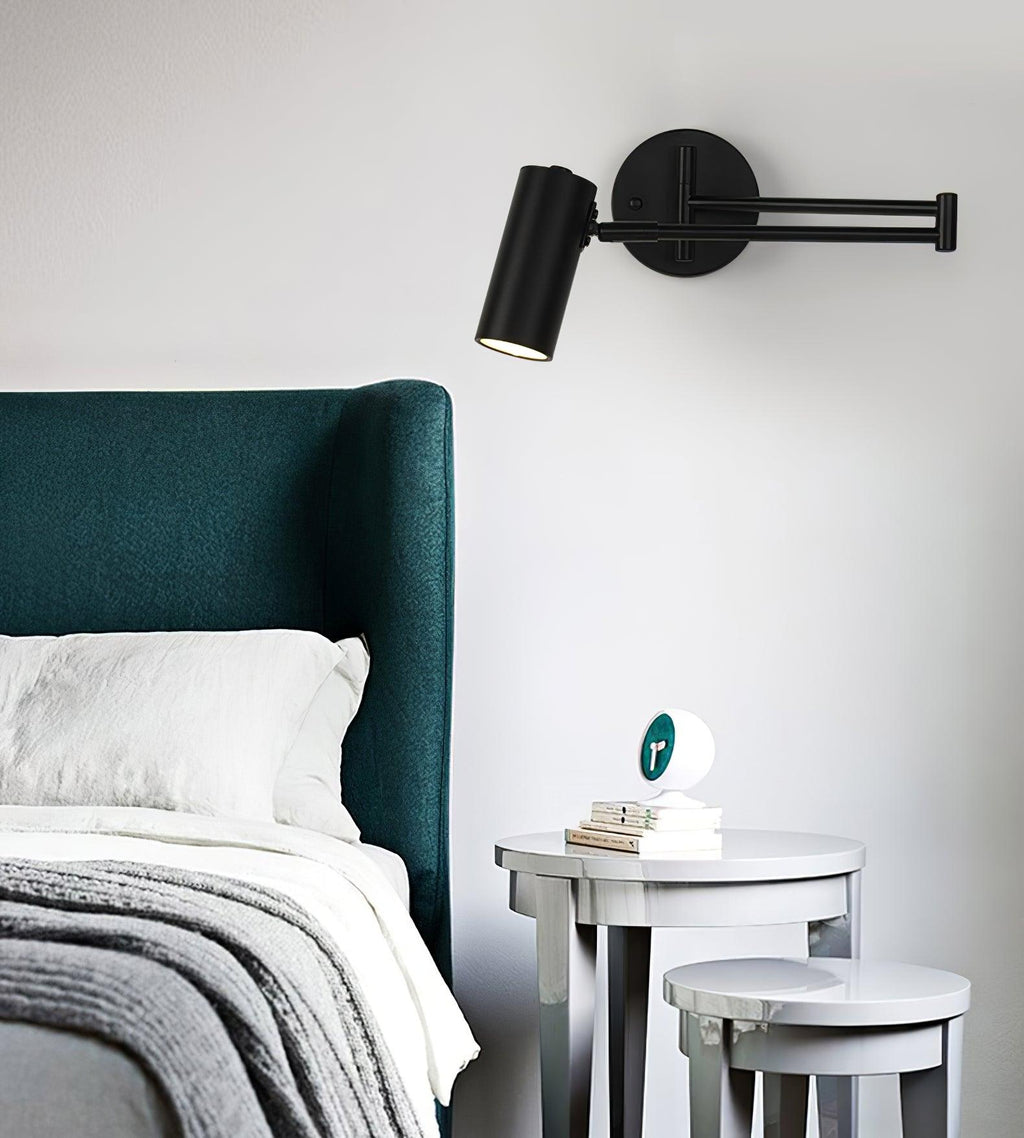 Modern Adjustable Swing Arm LED Wall Sconce 1-Light