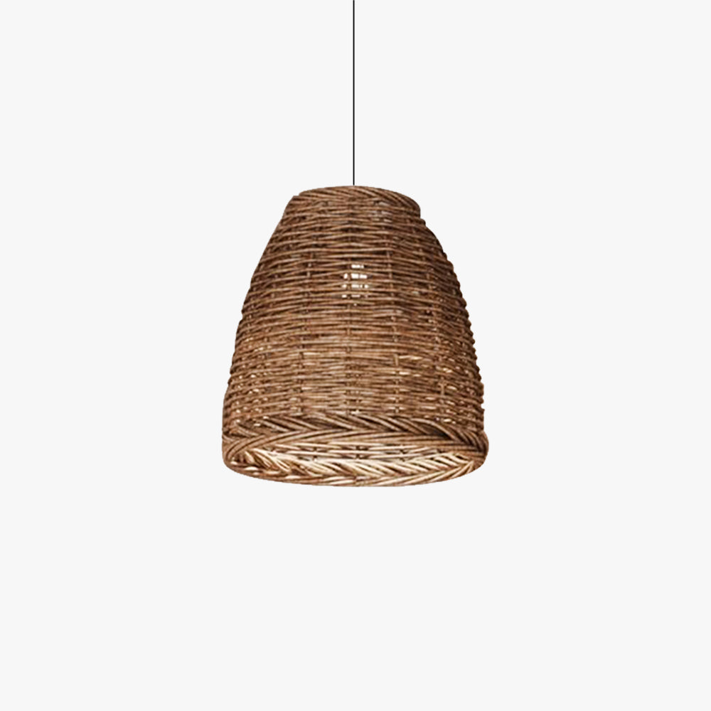 Ritta Vintage Woven Rattan LED Pendant Light for Living Room/Bedroom