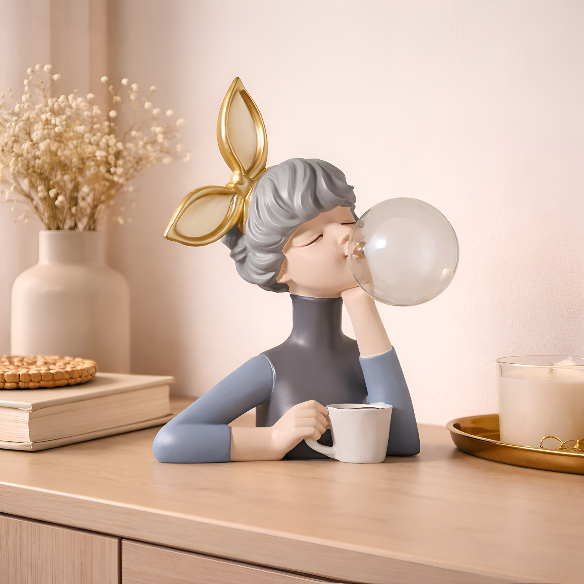 Ella - Cartoon Night Light Statue