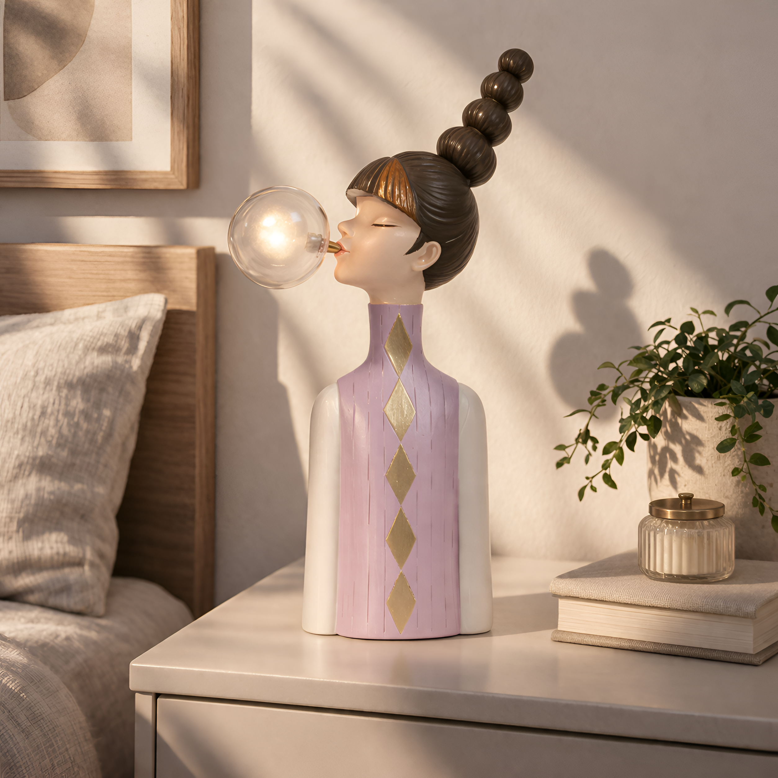 Ella - Cartoon Night Light Statue