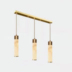 Dike White Alabaster Pendant Light