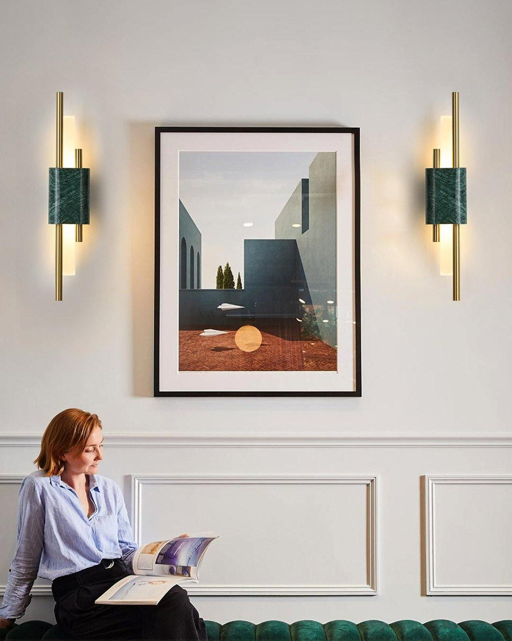 Mildred Marble Wall Lamp Premium Nordic Art