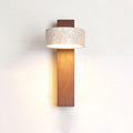 Jovan Wall Light Made of Travertine and Wood