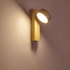 Thales Travertine Rotatable Wall Lamp