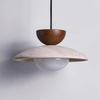 Cleo Suspensions in Travertine