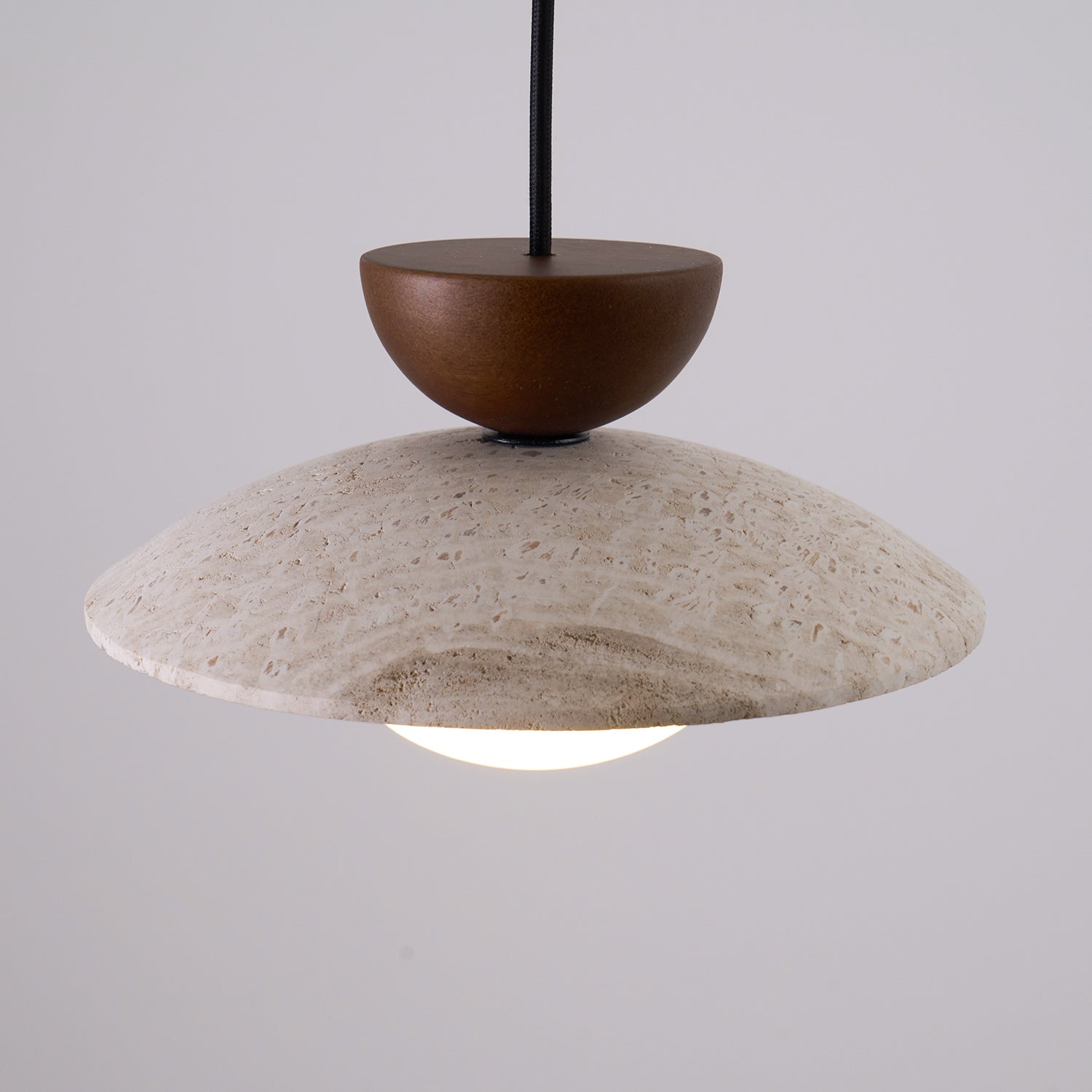 Cleo Suspensions in Travertine