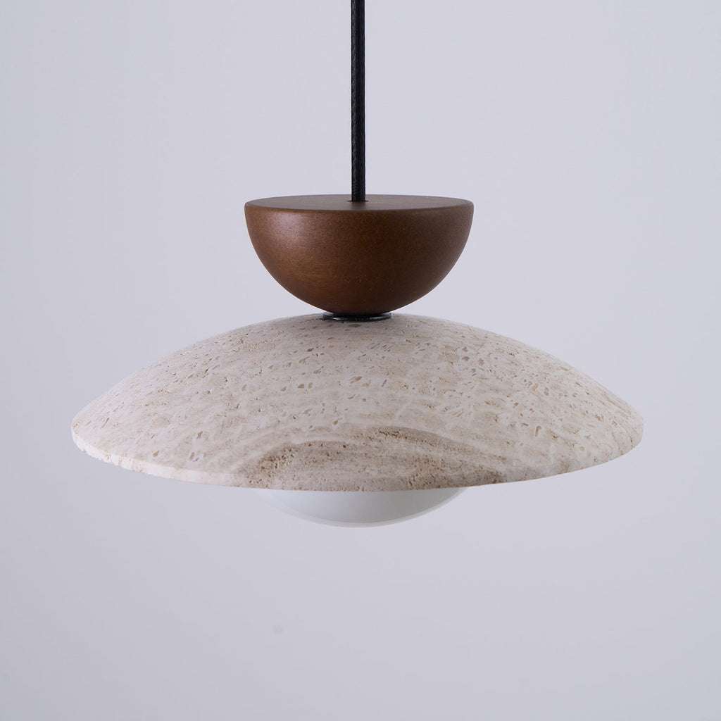 Cleo Suspensions in Travertine