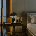 Nordic Brass Dome LED Table Lamp 3-Light