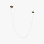Solara Pendant Light Flexible Curve Silicone Brass