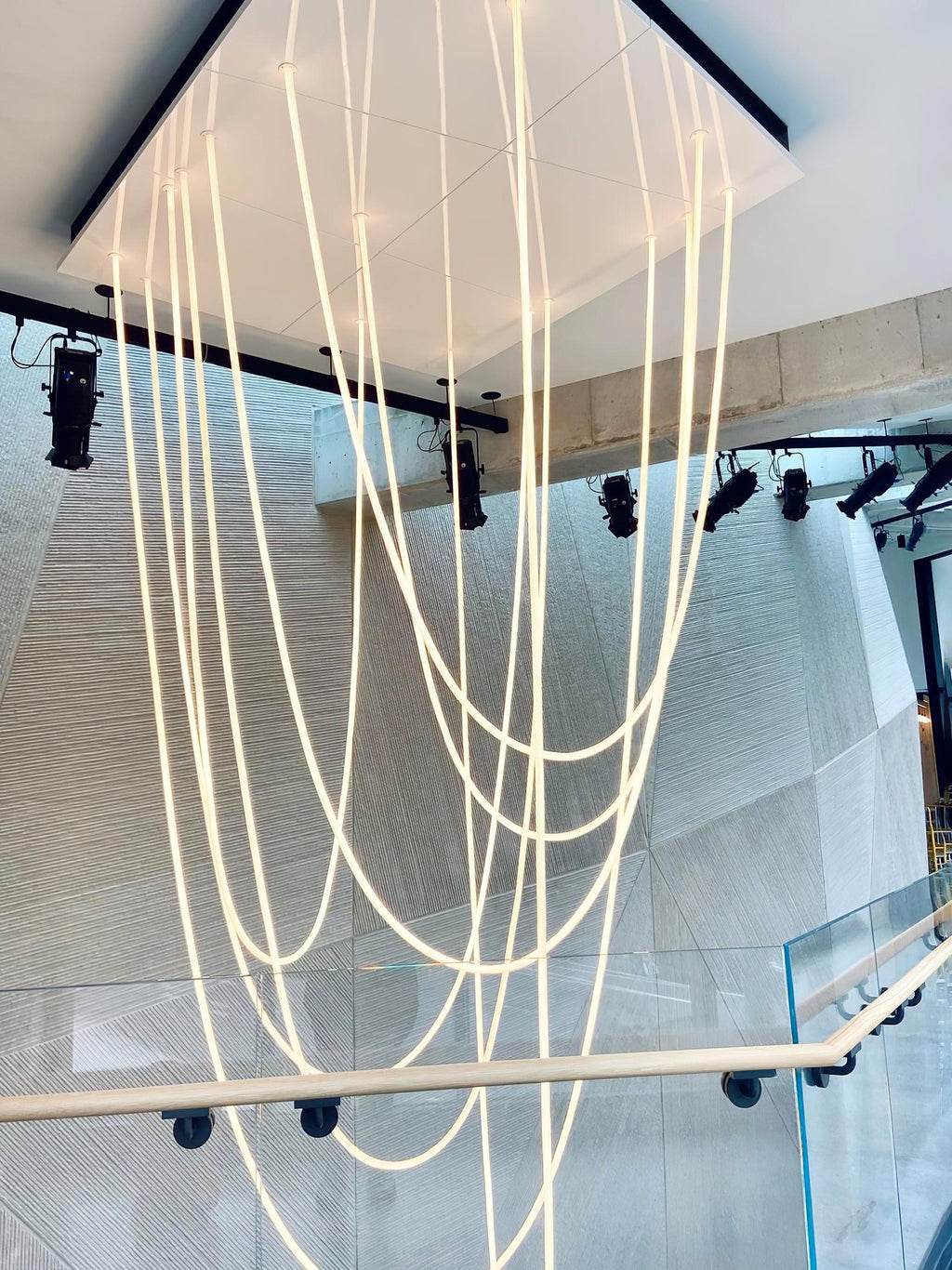 Solara Pendant Light Flexible Curve Silicone Brass