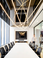 Solara Pendant Light Flexible Curve Silicone Brass