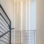 Solara Pendant Light Flexible Curve Silicone Brass