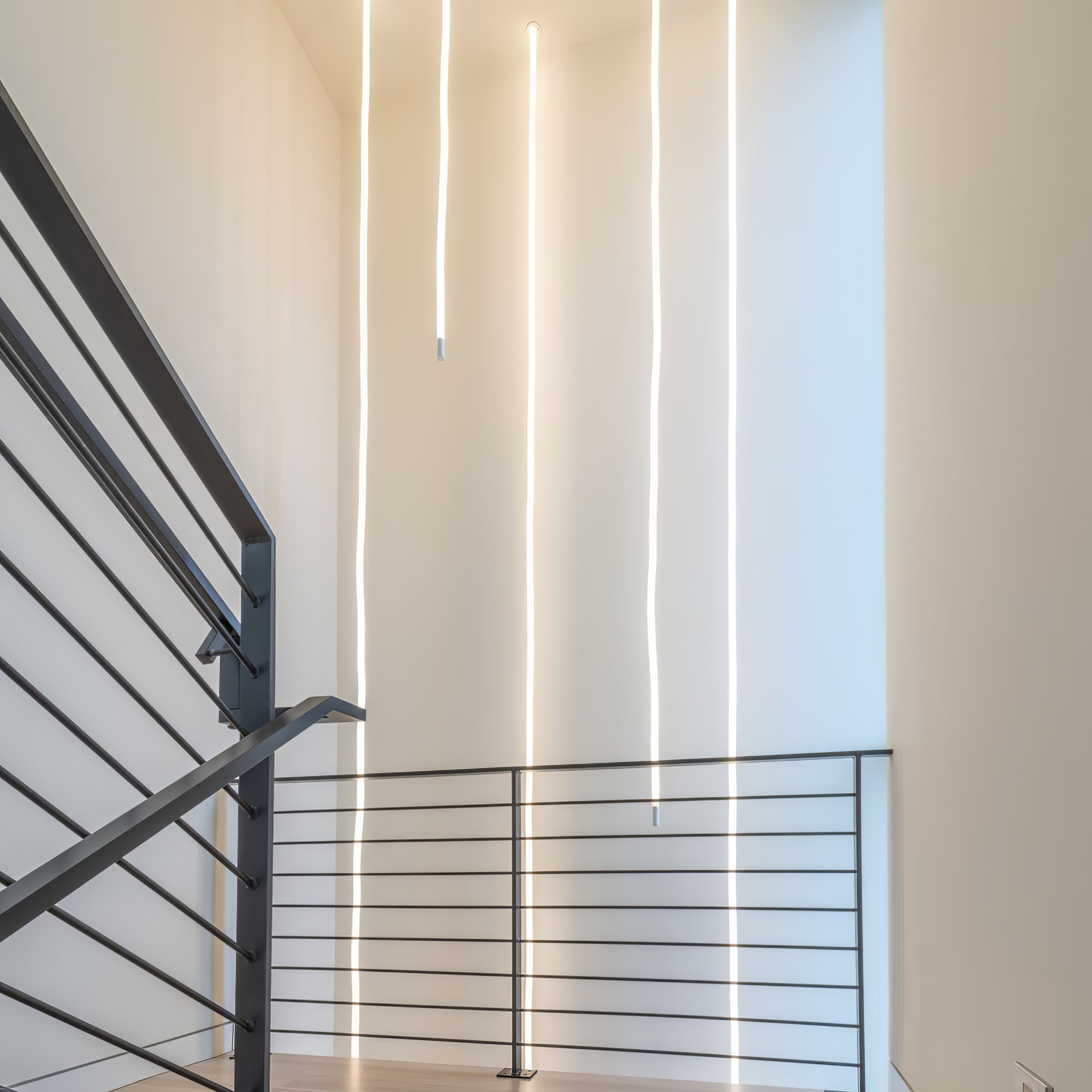Solara Pendant Light Flexible Curve Silicone Brass