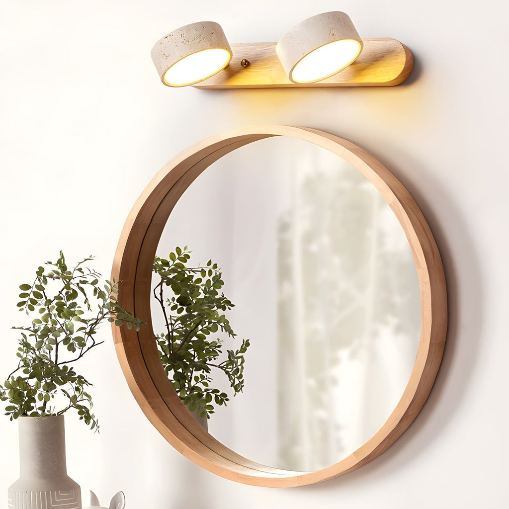 Tuelo Indoor Wall Sconce in Neutral Travertine