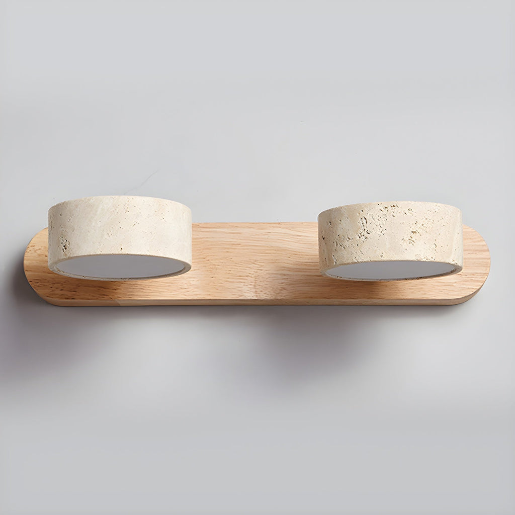 Tuelo Indoor Wall Sconce in Neutral Travertine