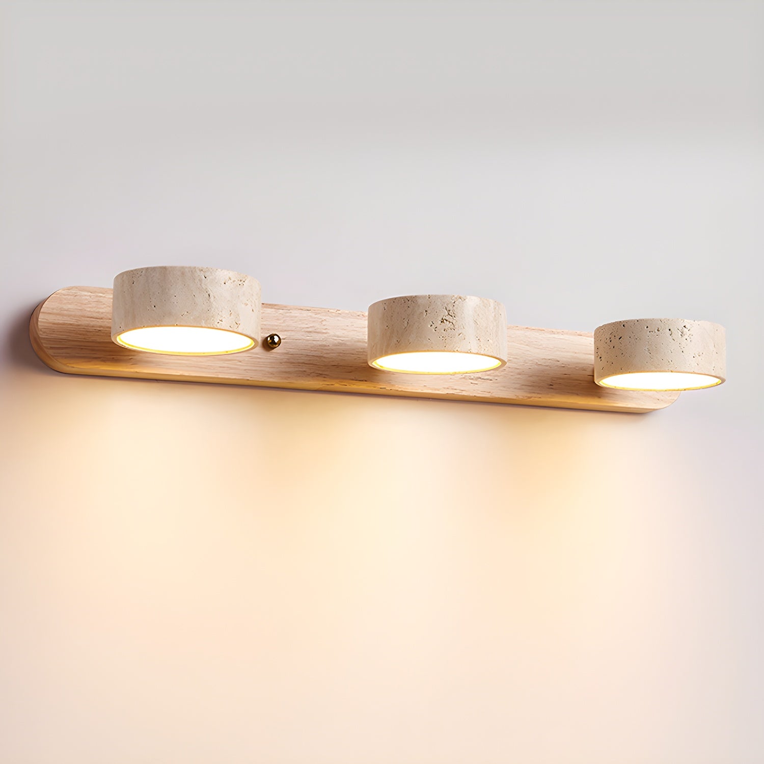 Tuelo Indoor Wall Sconce in Neutral Travertine