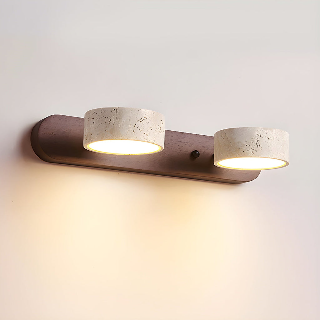 Tuelo Indoor Wall Sconce in Neutral Travertine