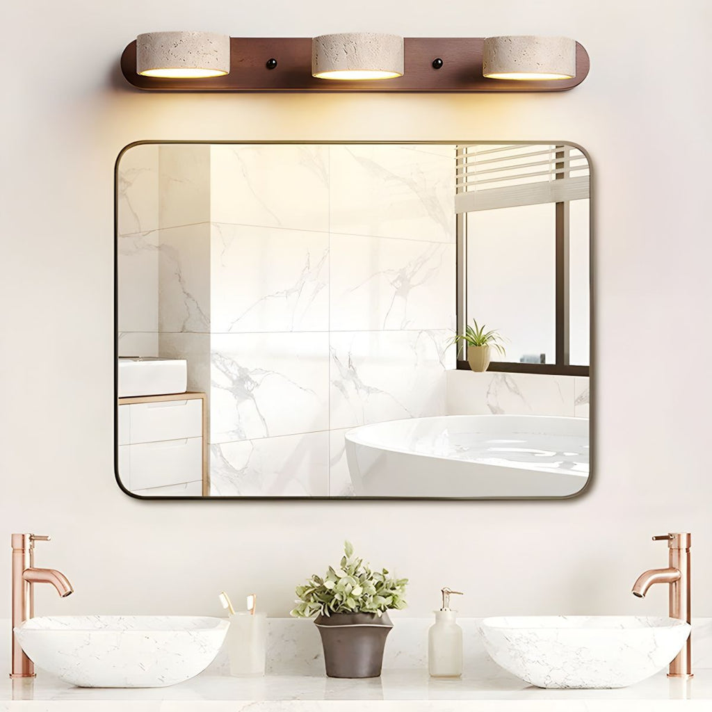 Tuelo Indoor Wall Sconce in Neutral Travertine