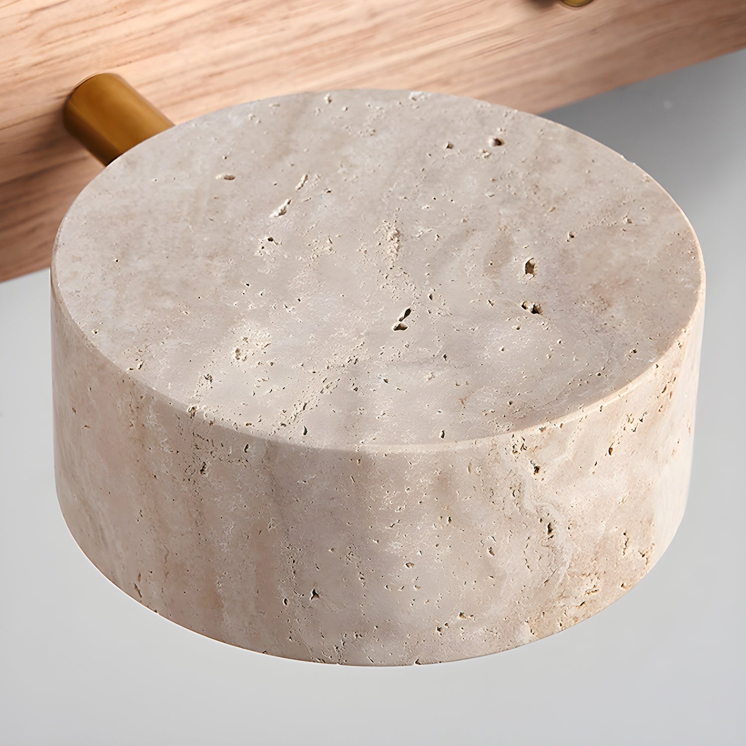 Tuelo Indoor Wall Sconce in Neutral Travertine