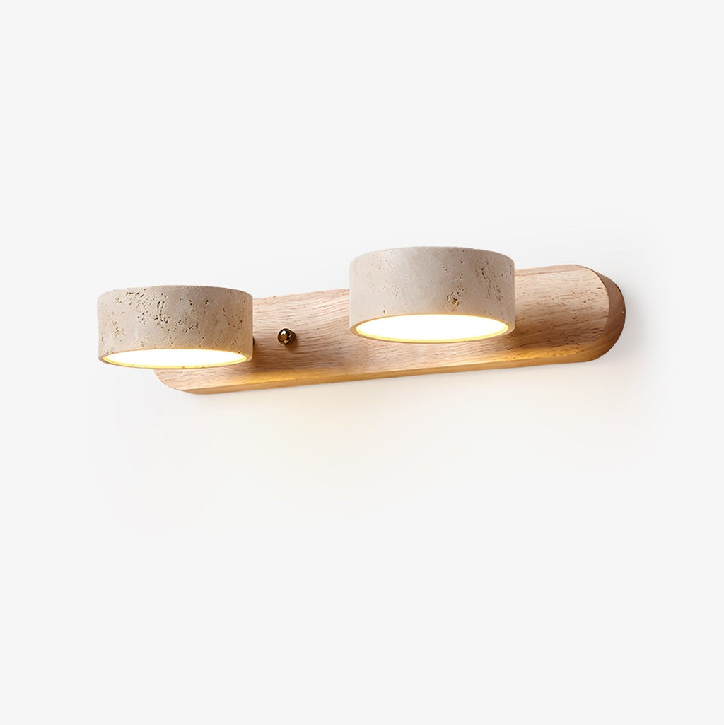Tuelo Indoor Wall Sconce in Neutral Travertine