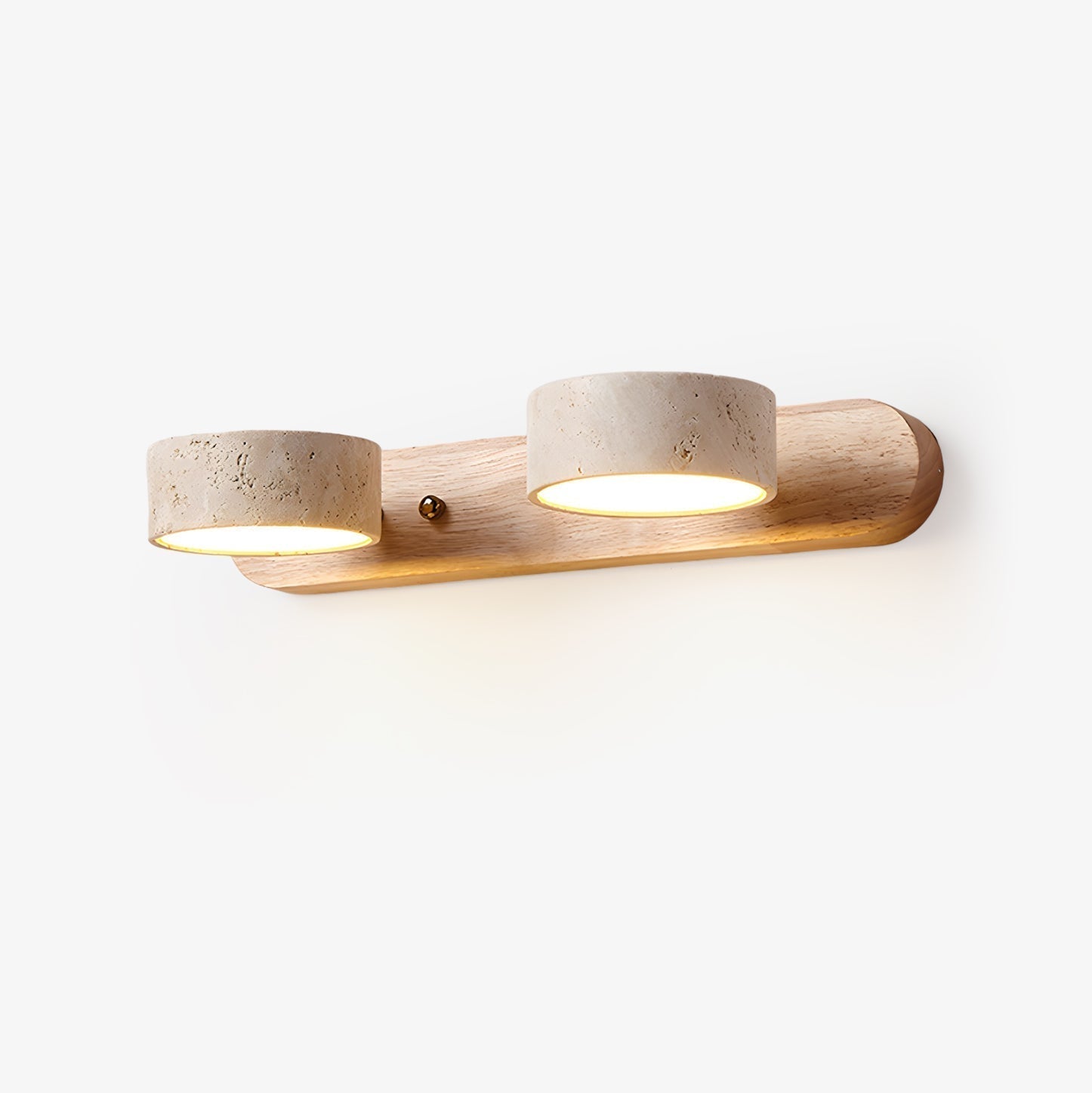 Tuelo Indoor Wall Sconce in Neutral Travertine