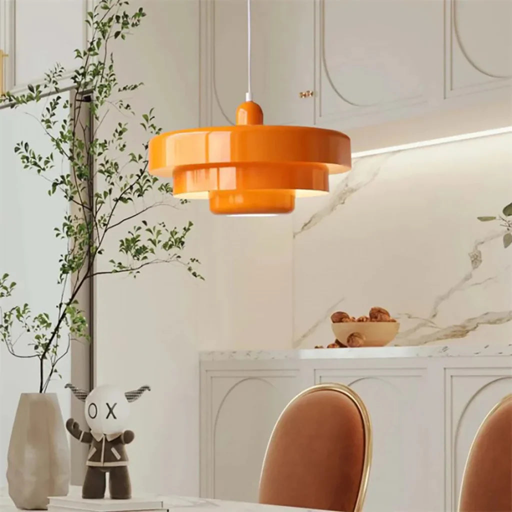 Hind Triple Layer Disc Macaron Pendant Light