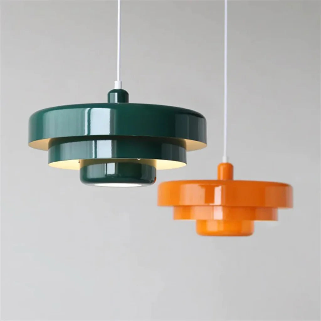 Hind Triple Layer Disc Macaron Pendant Light