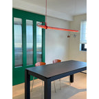 Modern Linear Minimalist LED Glass Light Pendant